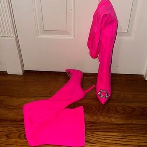 EGO Official Hot Pink boots